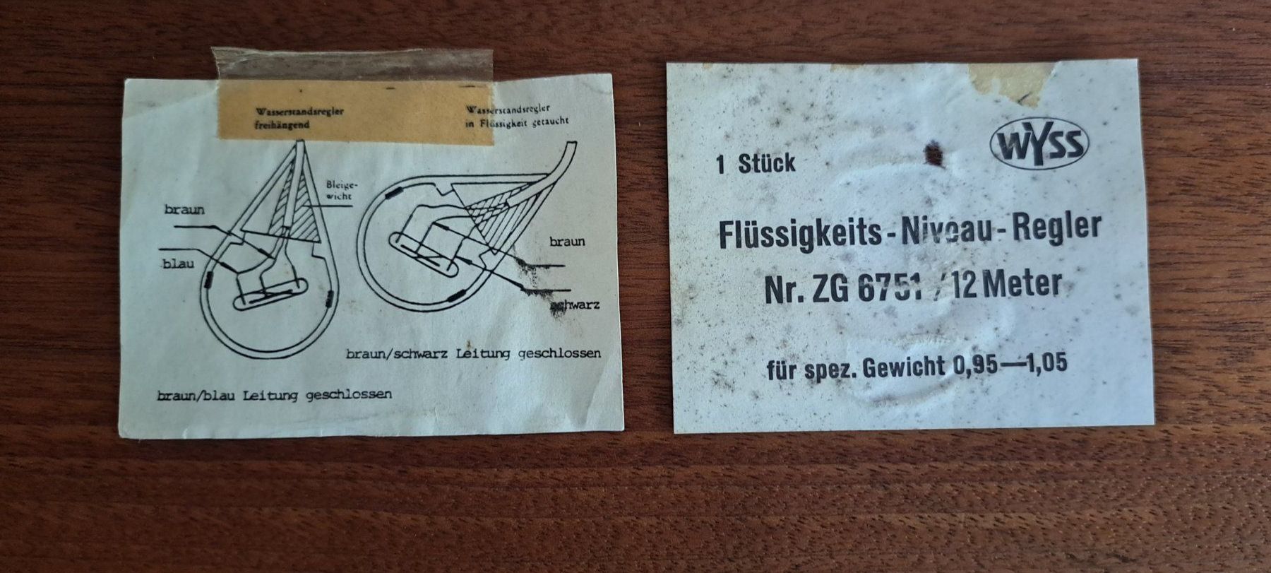 Componenti elettronici: Flüssigkeitsregler – Nuovo (secondo la descrizione) da Matzendorf venduto da maxwin 1
