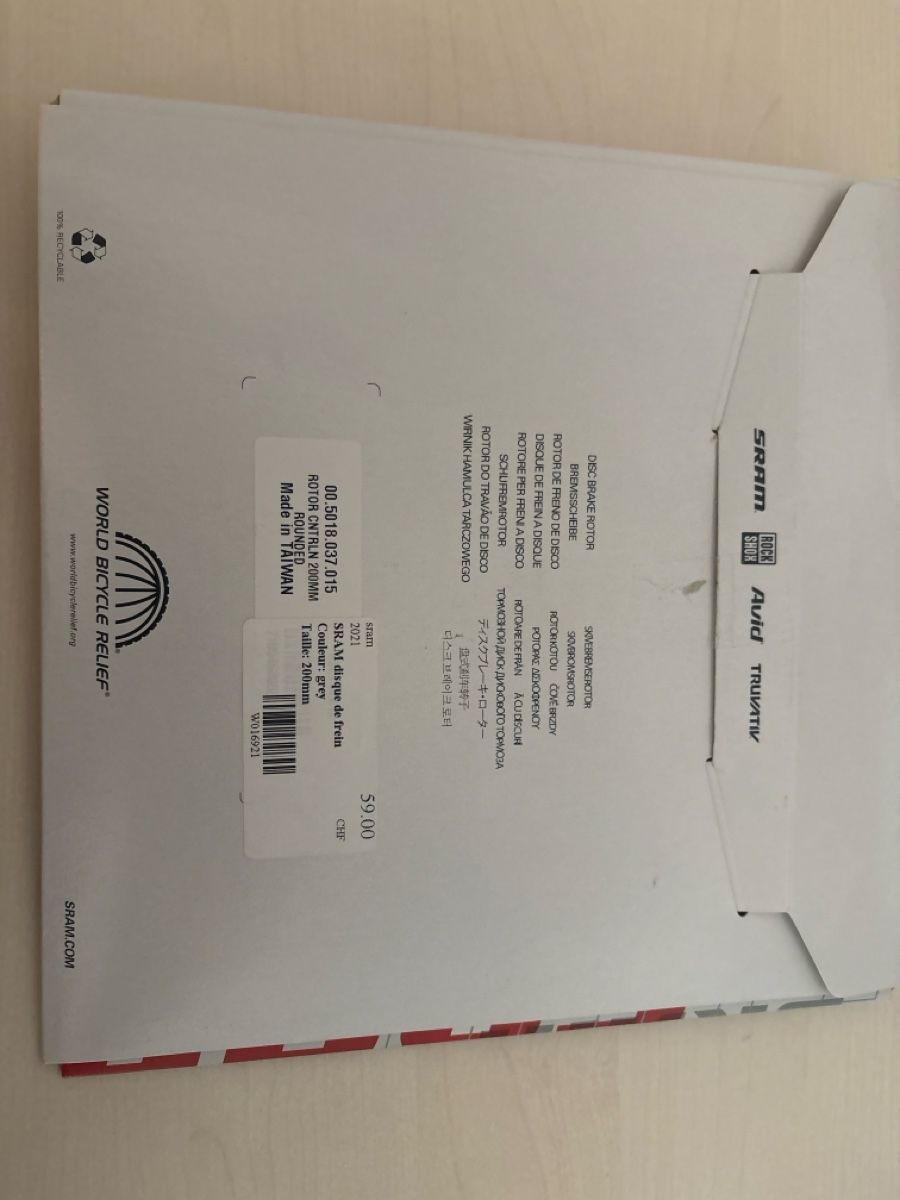 Sram Pezzi di ricambio: SRAM Centerline 200 – Nuovo e nell'imballaggio originale da Delémont venduto da Doris2800 2