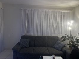 Dreisitzersofa in Grau Textilbezug sehr guter Zustand
