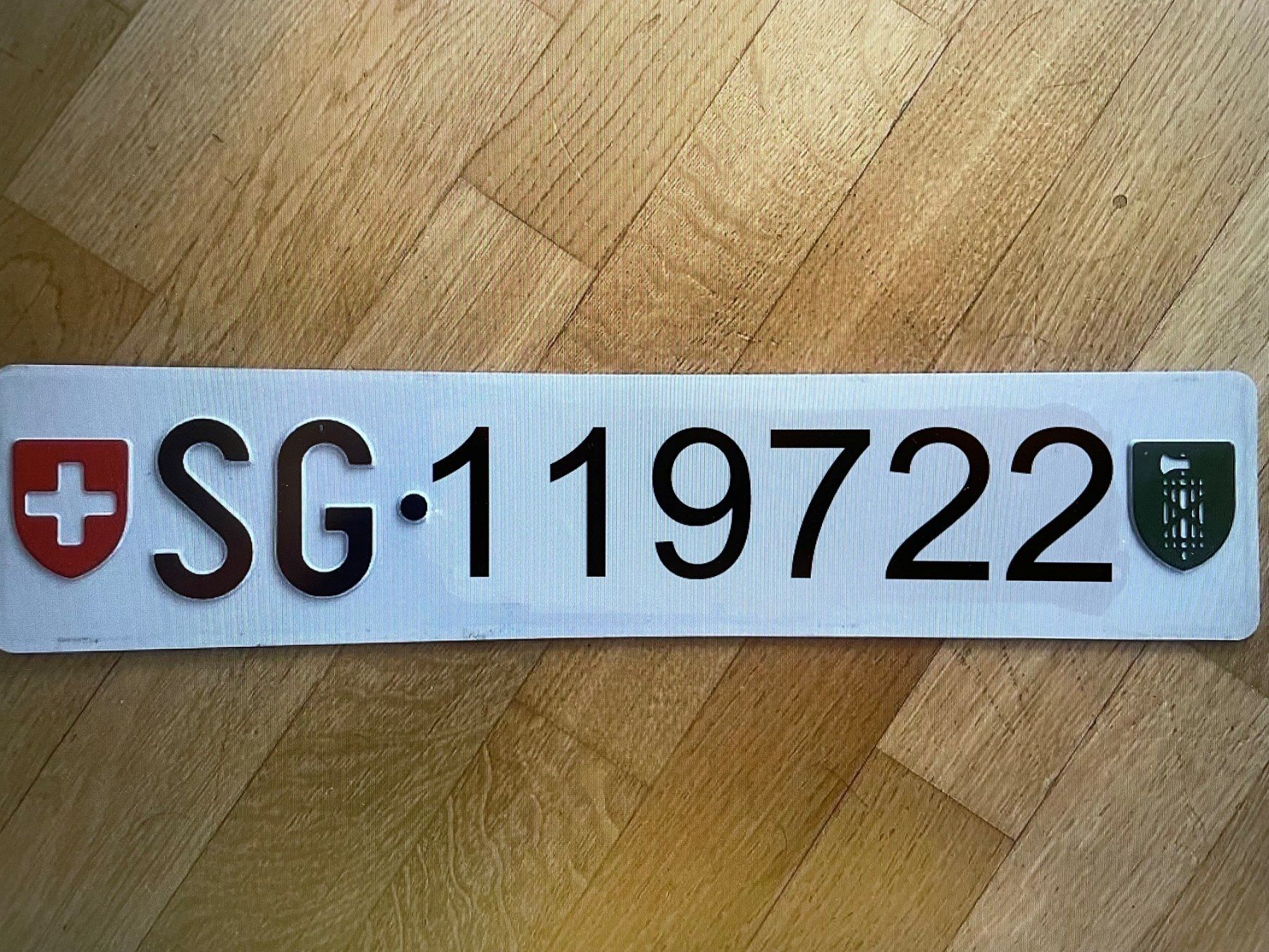 Ecriteaux: SG 119722 Kontrollschildabtretung – D'occasion à Ulisbach par Azwerg