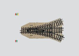 Märklin M Gleis Dreiwegeweiche