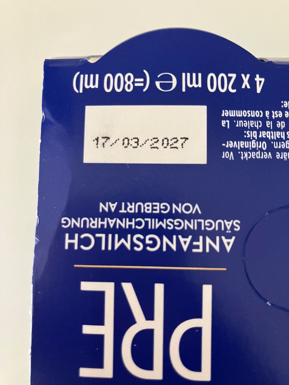 Aptamil Aliments & Spécialités: 4x Lait Aptamil Pre 200ml EUP47 – D'occasion à Zürich par MariondeZurich 3
