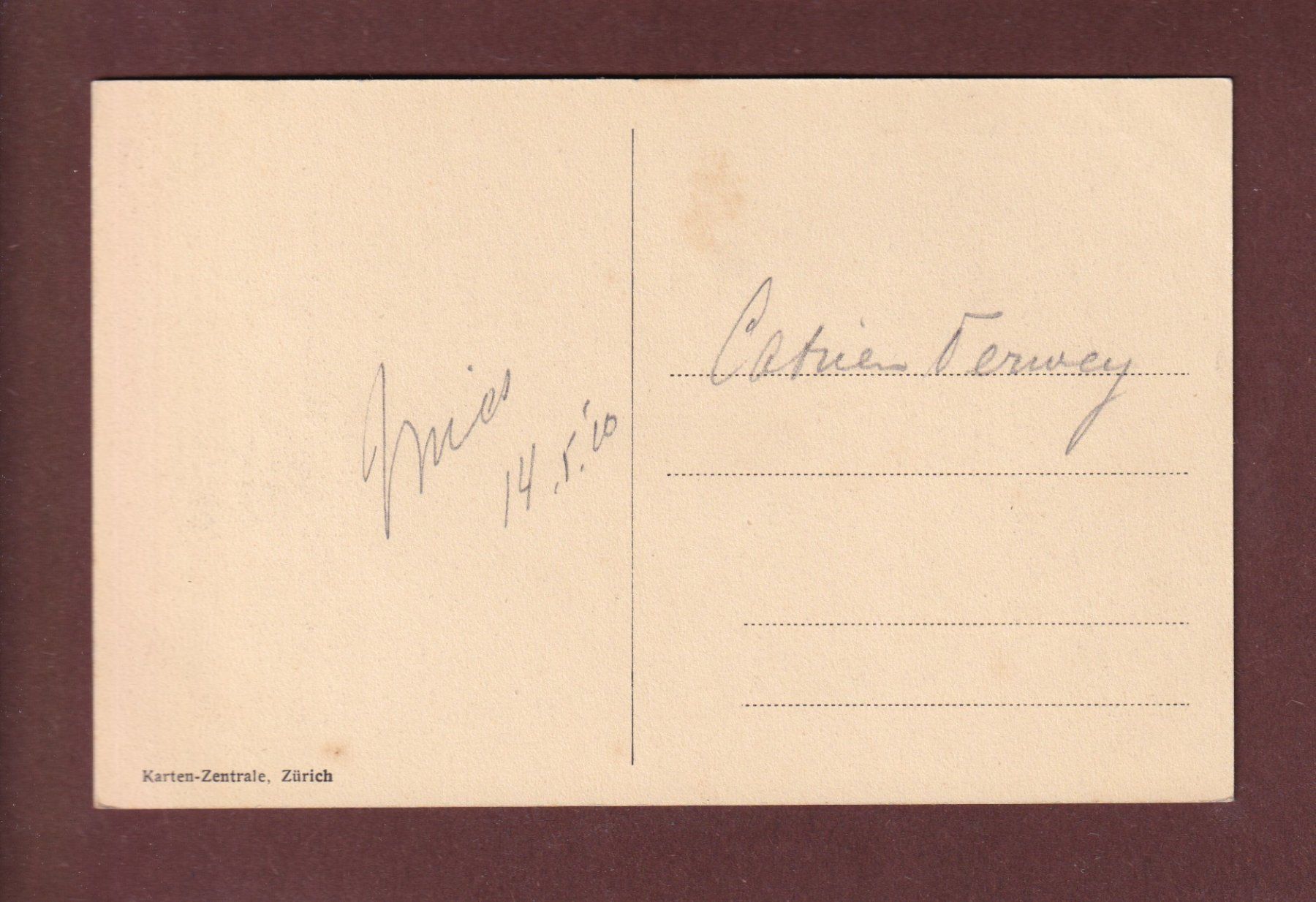Cartoline postali: ZÜRICH vom Polytechnikum – Usato da Pully venduto da nicecards-shop 1