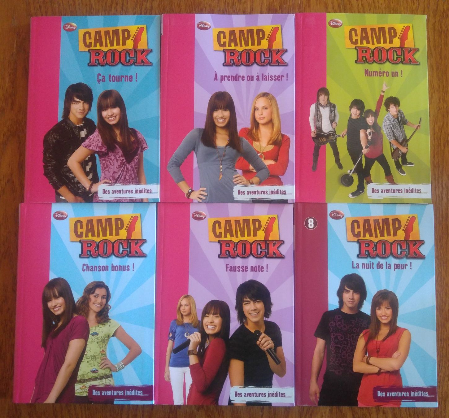 Libri: 6 livres Camp Rock – Nuovo (secondo la descrizione) da Fribourg venduto da Alexia90