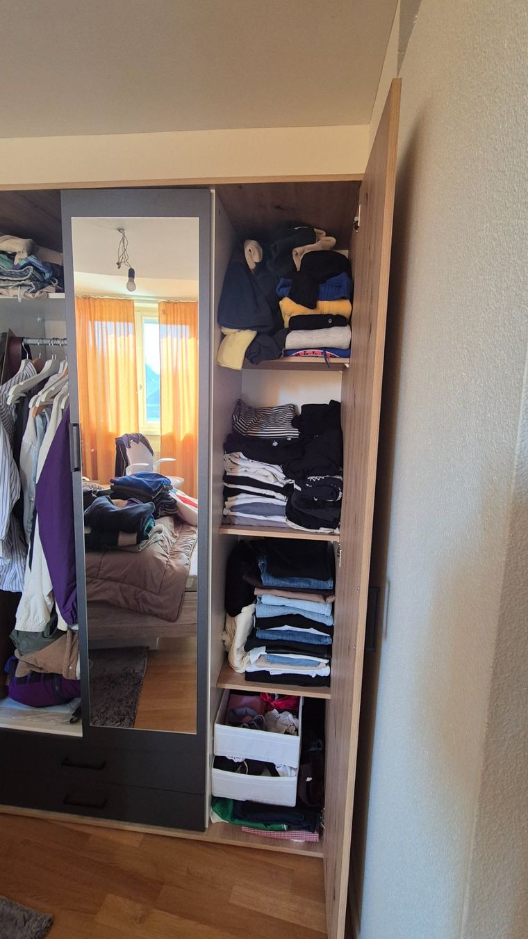 Schränke: Large Wardrobe with Mirror Doors – Gebraucht aus Zürich von ManuelMB 3