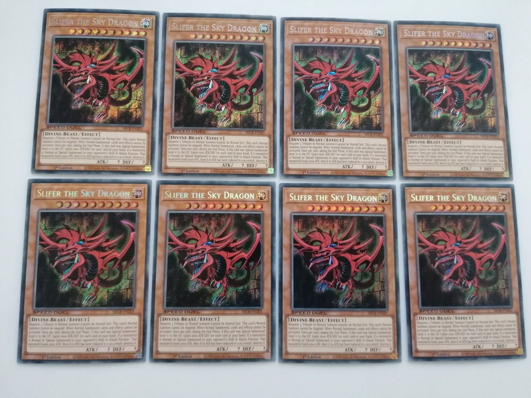 Yugioh Carte collezionabili: Slifer the Sky Dragon Secret 1.Edition – Nuovo (secondo la descrizione) da Boswil venduto da ShoppingCenterCity 8