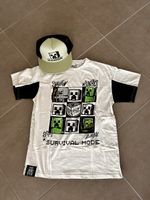 T-shirt et casquette Minecraft taille 164-176 cm