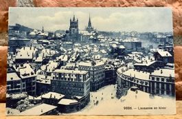 1907 - Lausanne en hiver