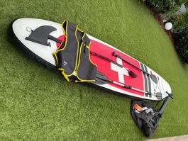 SUP Board aufblasbar mit Pumpe, Zubehör und Extras