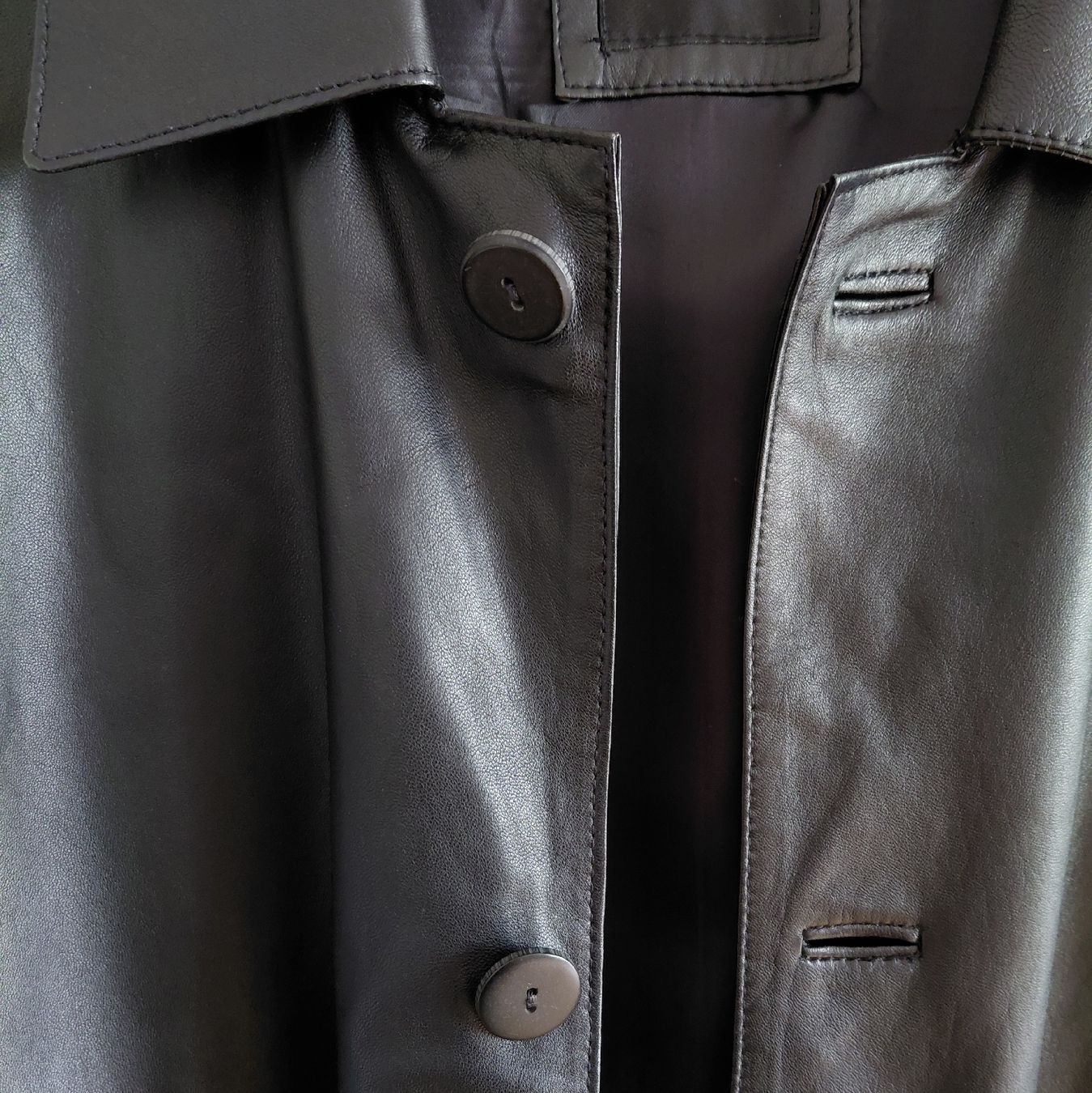 Giacche: Geschmeidige schwarze Echt-Lederjacke – Usato da Bern venduto da .n. 2