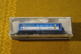 Güterwagen "Warteck das echte Basler Bier" Spur N
