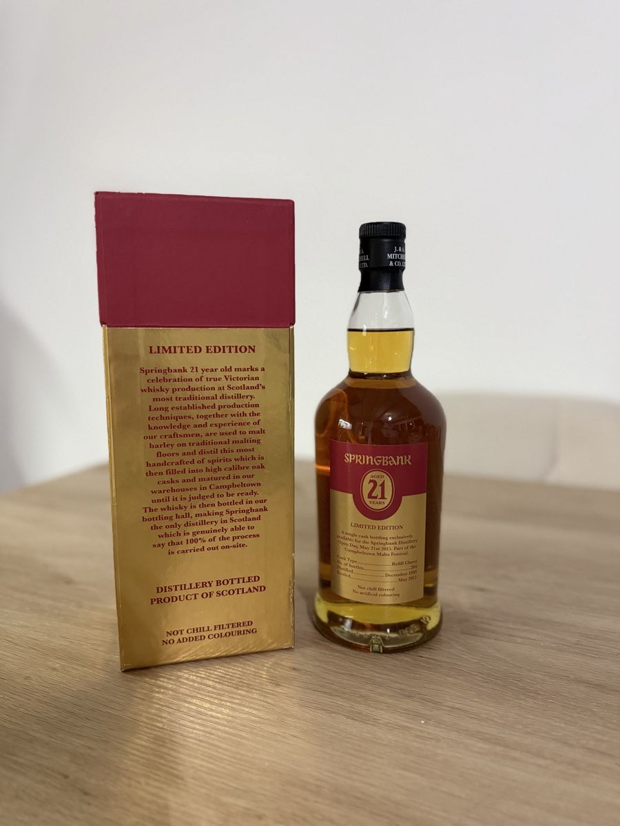Springbank Spirituosen: Whiskey Springbank 21 years – Neu und originalverpackt aus Meyrin von mar_tp72 1