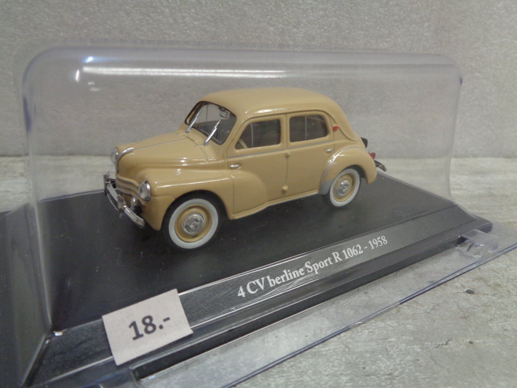 Renault Modellautos: Altaya 1:43 Renault 4 CV 1958 – Neu (gemäss Beschreibung) aus Reconvilier von rallycar