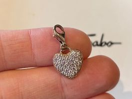 Thomas Sabo Roségold Herz Charm 💝 Zirkonia 💎 Neuwertig!