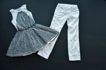 neu Kleid, Hose Jottum gr. 140