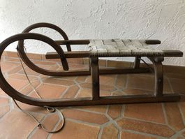 Holzschlitten Antik