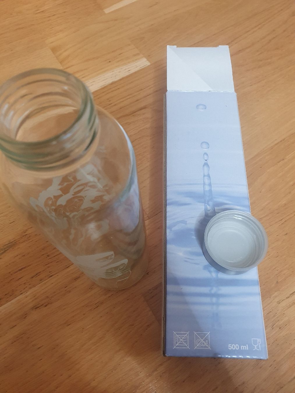 Borracce & Thermos:  Glasflasche 500ml – Nuovo e nell'imballaggio originale da Moosseedorf venduto da Sonnenschein.. 3