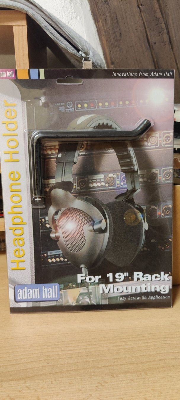 Supporti per strumenti musicali & leggii: Adam Hall Kopfhörerhalter 19" – Nuovo e nell'imballaggio originale da Wallenwil venduto da Abverkauf.ch
