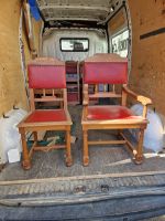 Table et chaises en bois massif