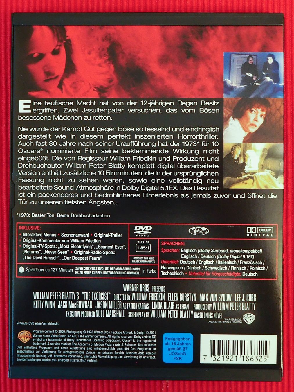 Tutti i DVDs: Der Exorzist I - III / 3 DVDs – Usato da Chur venduto da big_5zx8 2