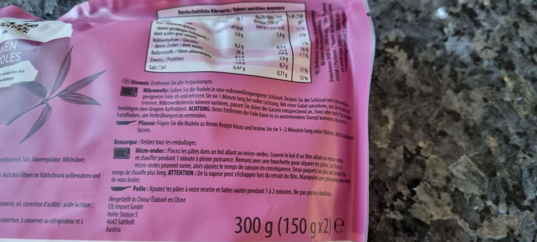 Lebensmittel & Spezialitäten: Asia Garden Ramen Noodles, neu und originalverpackt – Neu (gemäss Beschreibung) aus egliswil von Maggy6 2