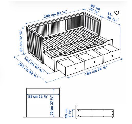 Ikea Letti: Lit-banquette IKEA extensible – Usato da Granges-Paccot venduto da cor_l52w 3