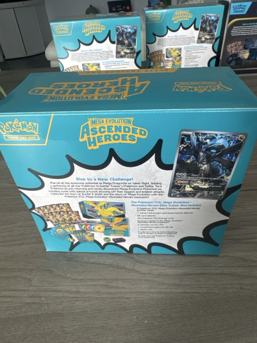 Pokémon Carte collezionabili: ASCENDED HEROES ETB ENG – Nuovo e nell'imballaggio originale da Riazzino venduto da bar_f9fn 3