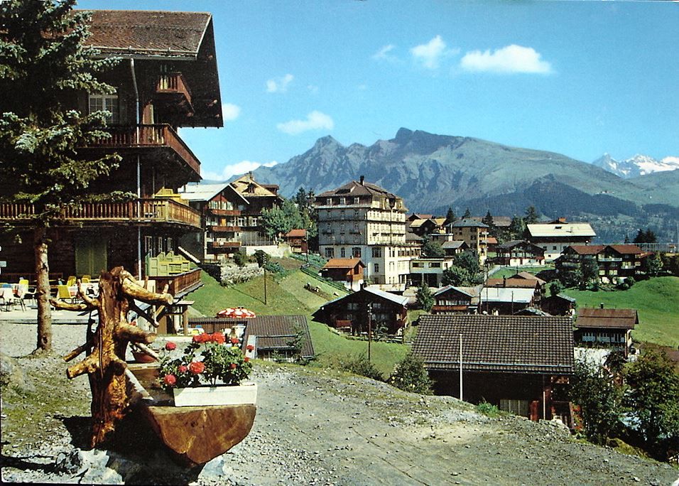 Ansichtskarten: MÜRREN Dorfpartie – Gebraucht aus Jona von philajona