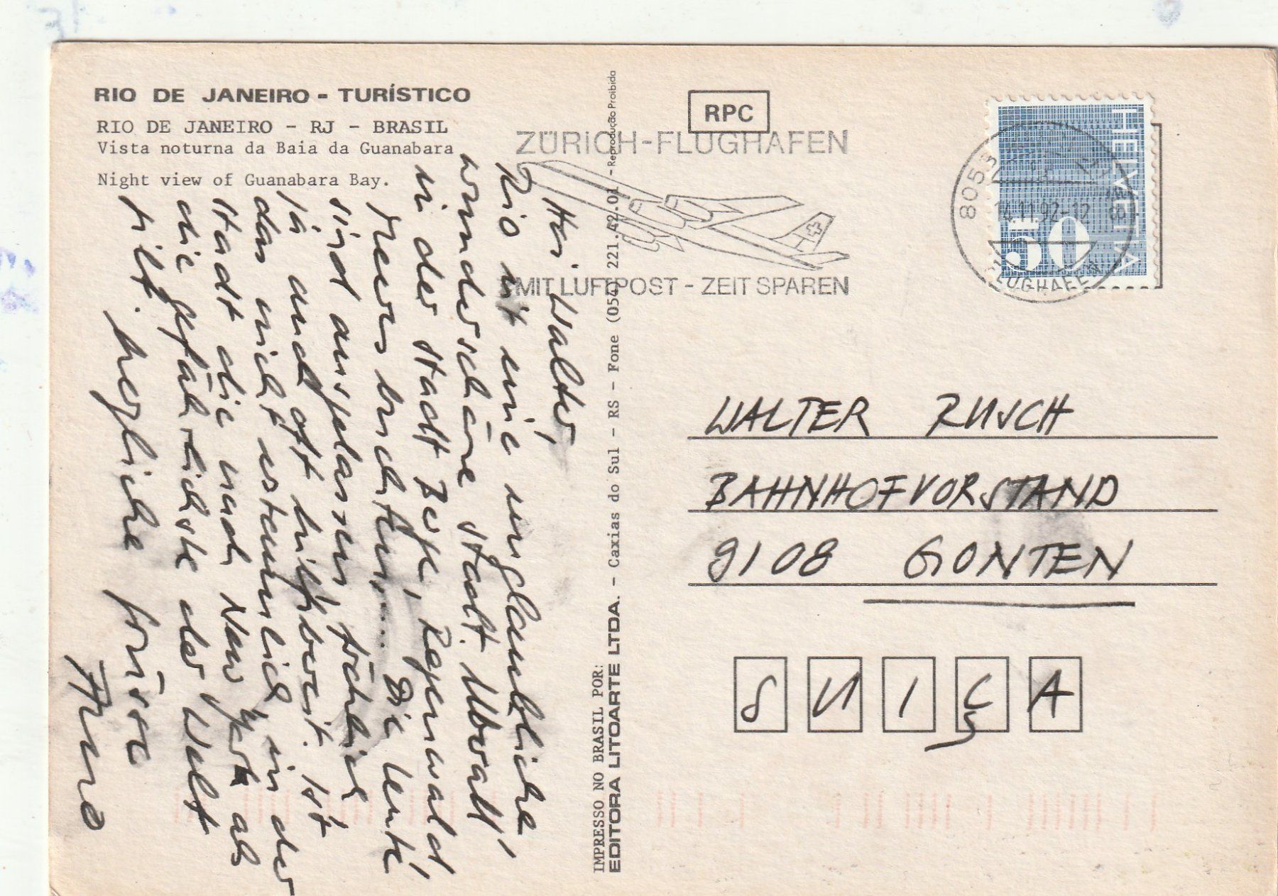 Cartoline postali: Rio bei Nacht – Usato da Lumbrein venduto da made02 1