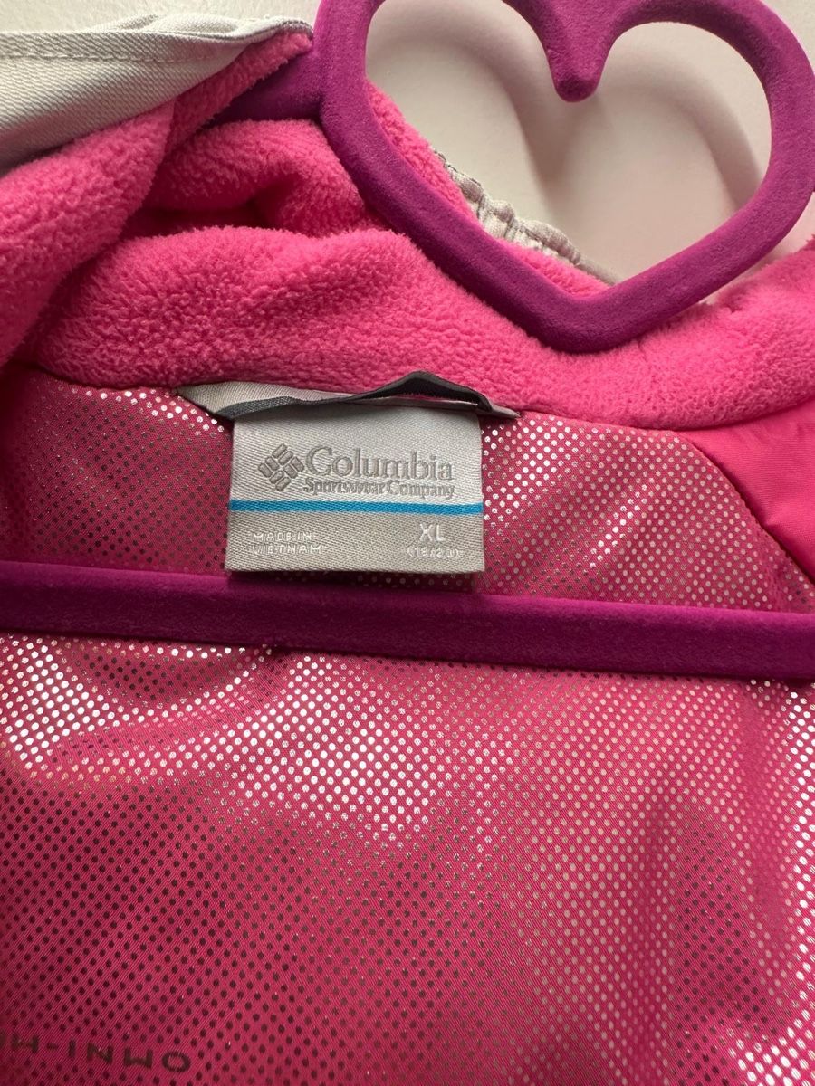Columbia Giacche: Columbia Jacke Grösse xl Mädchen hellgrau pink Futter – Usato da Brüttisellen venduto da nat_5622 2