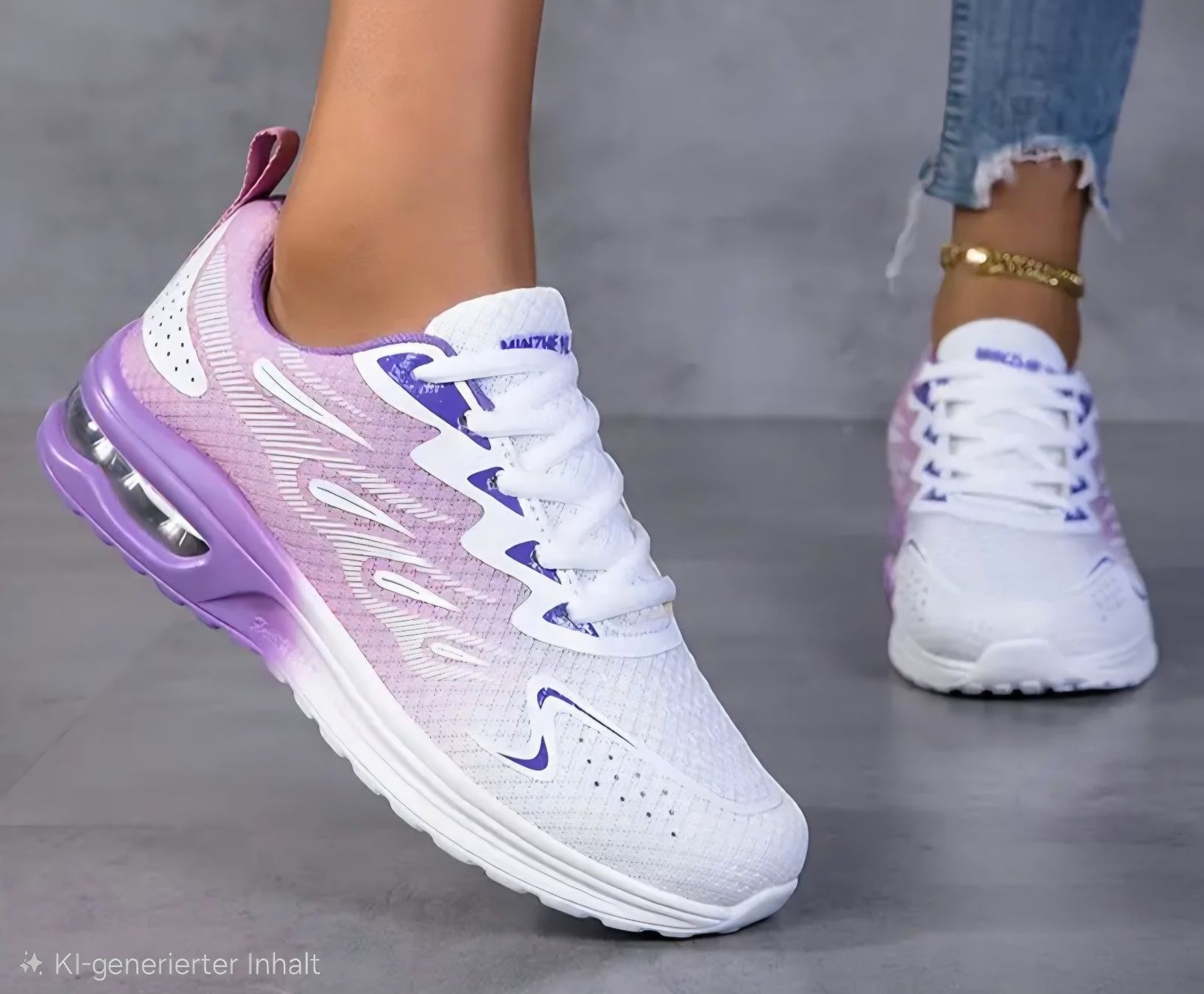 Scarpe da donna: Sneaker Schuhe Weiss Lila Nr. 3 – Usato da Niederbipp venduto da Trude04