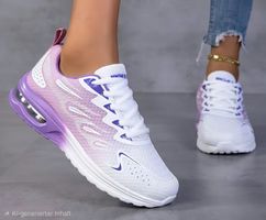 Sneaker Schuhe Weiss Lila Nr. 3