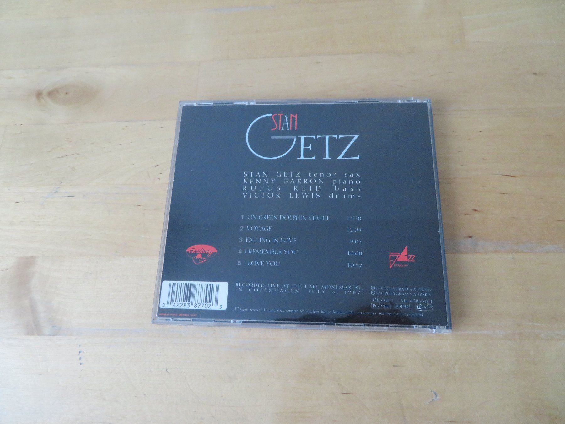 CDs: STAN GETZ "Serenity" – Gebraucht aus zürich von Goldimmund 2