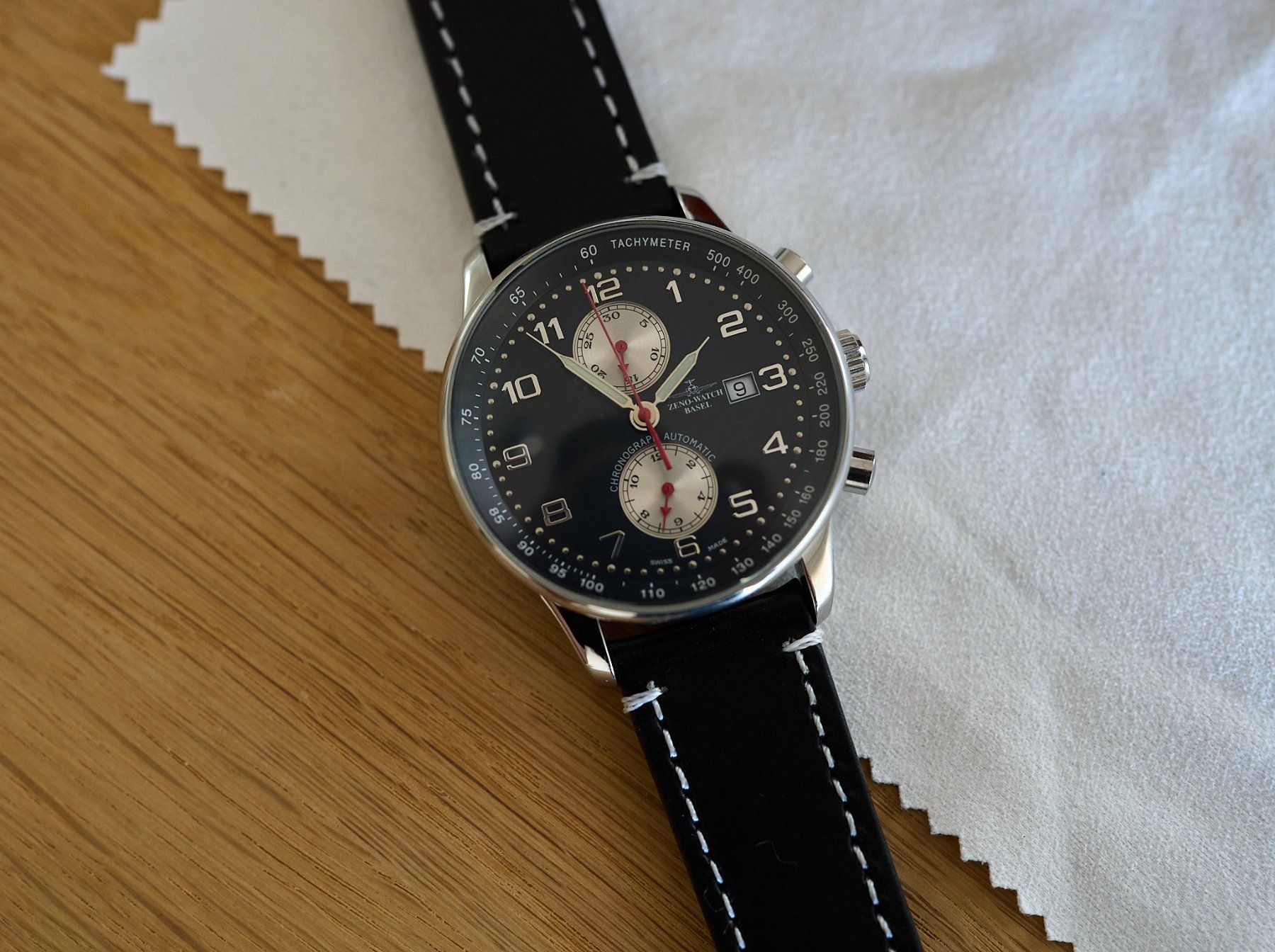 Zeno Uhren: Uhr Zeno Watch Basel Pilot Chronograph Automatic Swiss Made – Gebraucht aus Seengen von Iraeber 1