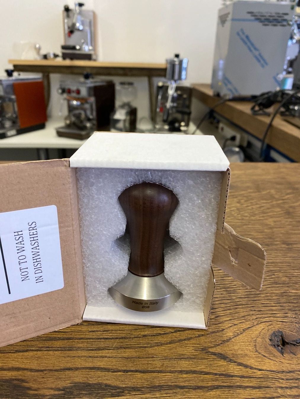 Macchine per caffè & Macchine per espresso: Nussbaumholz Tamper 58mm – Nuovo e nell'imballaggio originale da Oberbüren venduto da Olympia9245 3