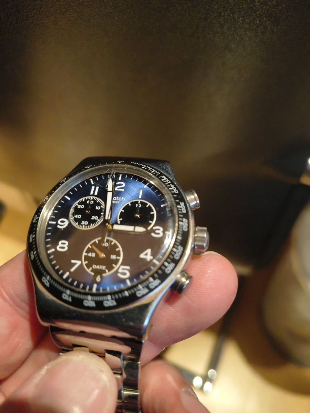 Swatch Orologi: Swatch Herren Armbanduhr – Usato da Oberägeri venduto da Runningiceman 1