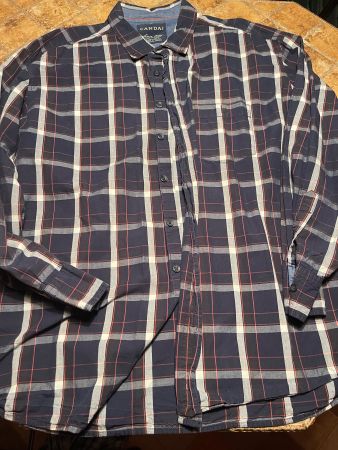 Camicia uomo CandA, taglia XXL, a quadri, come nuova!