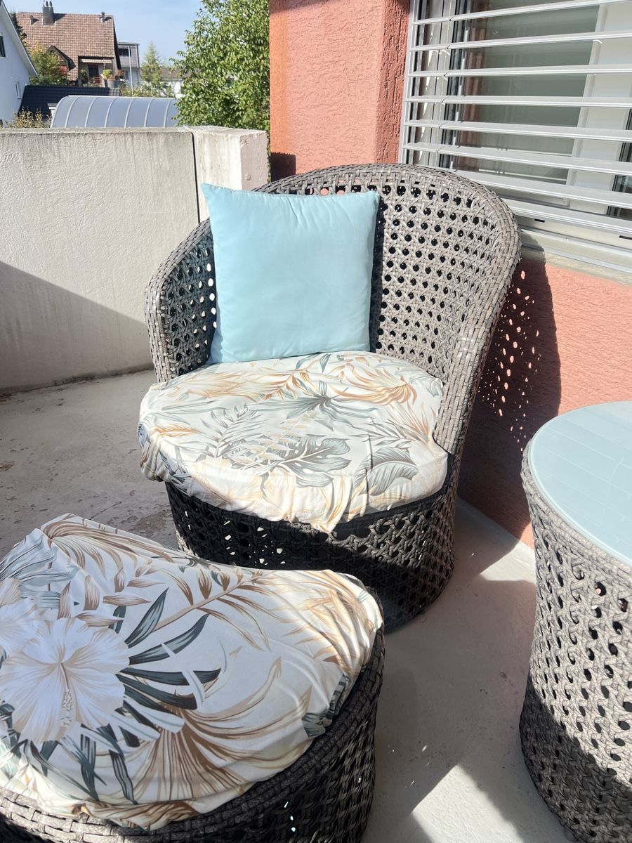 Sessel: Balkon Lounge- Rattan – Gebraucht aus Wetzikon ZH von nil75 1