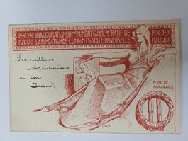 Ansichtskarte 1909 Luni Postale Universelle RN