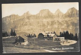 Flums Flumserberge Kurhaus Gamperdon Burckhardt-Karte