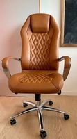 Chaise de bureau en cuir