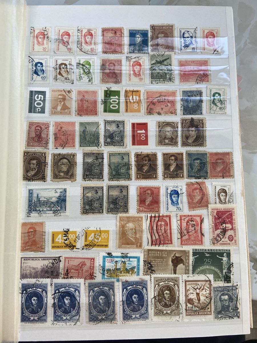 Tutti i francobolli: Collection timbres Argentine - 4 pages – Usato da Collex venduto da RCXGJ 2