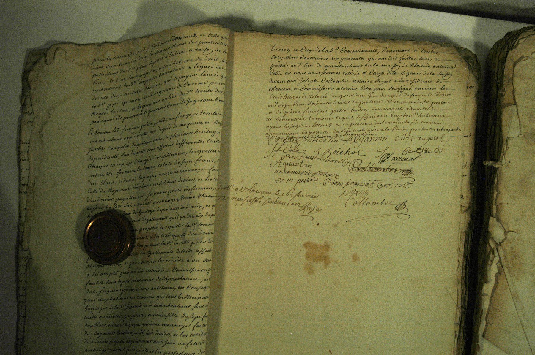 Libri: Alte Handschrift 2 Bücher 1772 Frankreich – Usato da Herisau venduto da Wisen 7