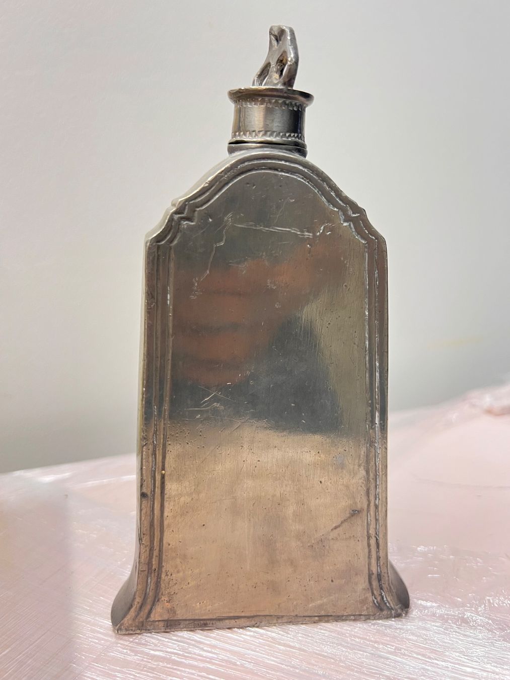 Sonstiges: Antique pewter flask – Gebraucht aus Lausanne von NYC67 4