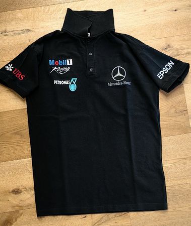 Mercedes-Benz F1 - Poloshirt  XL Neu Logos komplett gestickt