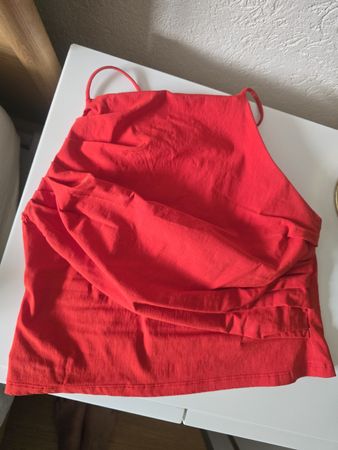 Pull&Bear Top Rot Grösse M neu