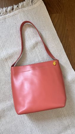 Borsa Furla in pelle corallo con limone