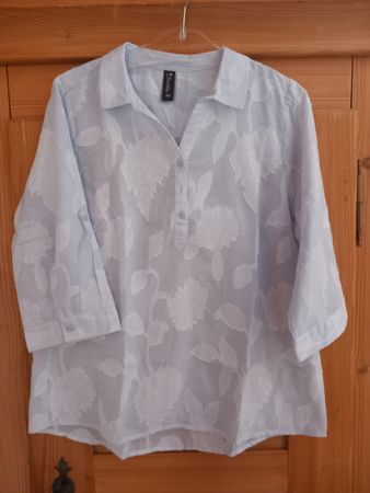 bluse hellblau 40 Baumwolle