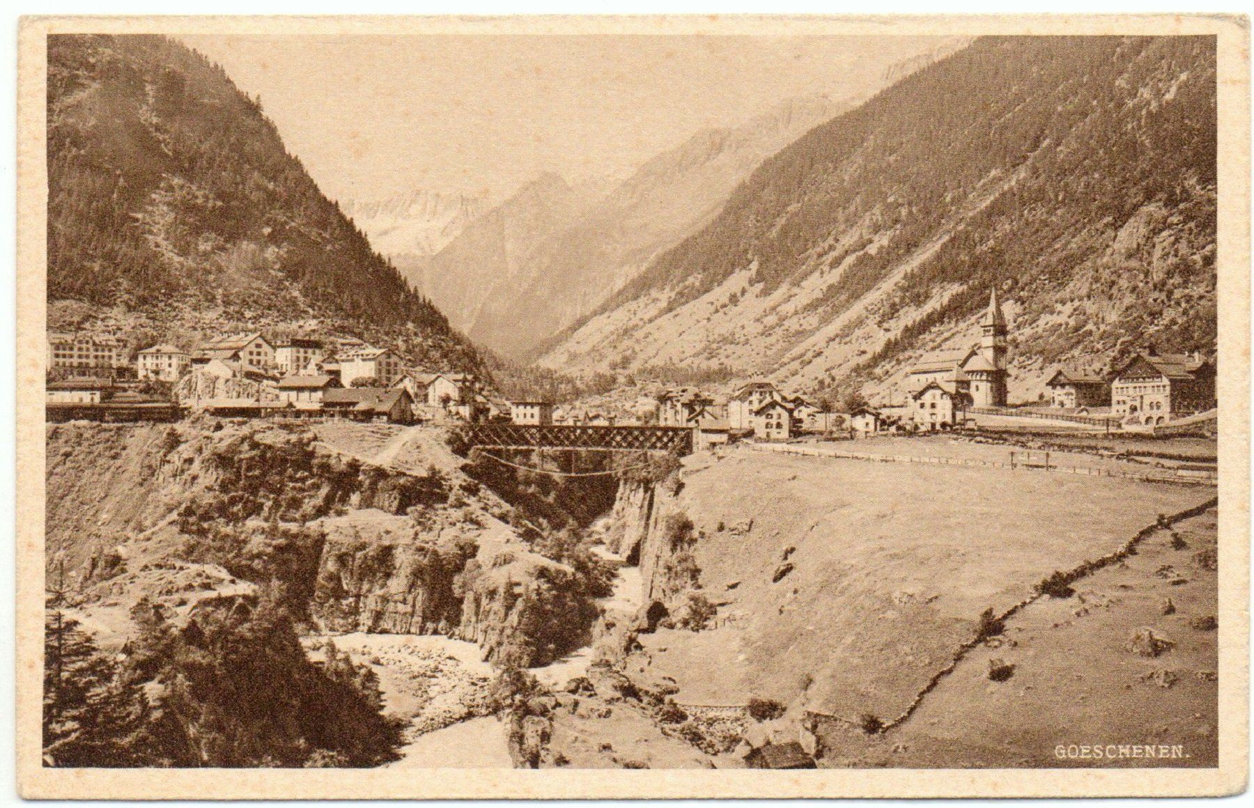 Ansichtskarten: GOESCHENEN mit Dammagletscher – Neu (gemäss Beschreibung) aus Jona von philajona