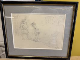 Original Zeichnung von Max Kämpf